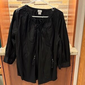 Chico’s Black Blouse
